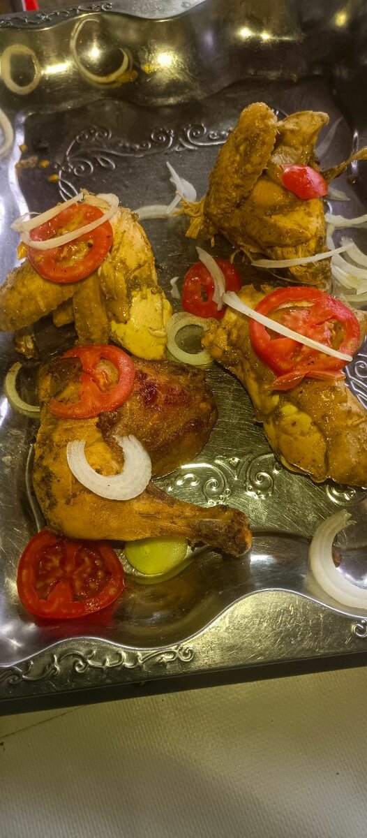 Poulet braisé