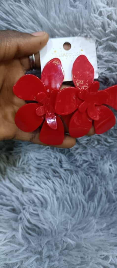Boucles d'oreilles fleurs