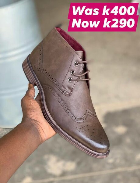 brown men's boots