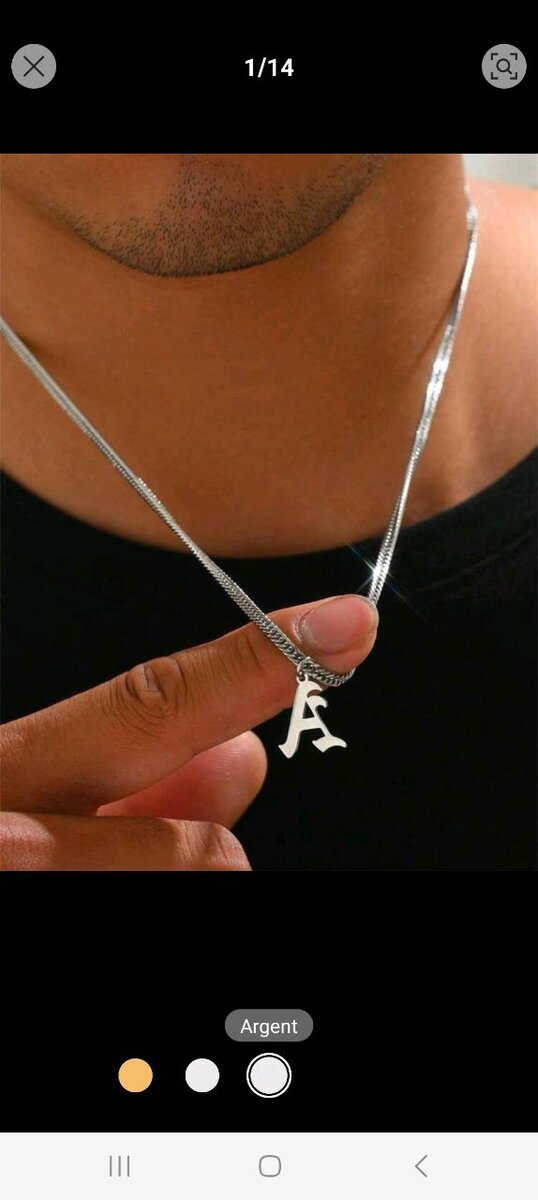 Collier en inox