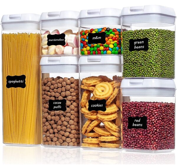 Storage containers set(acrylic