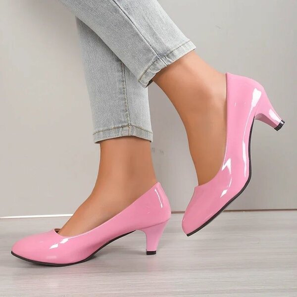 Short heels ladies formal shoes