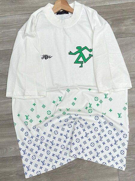 T-shirt oversize avec motifs