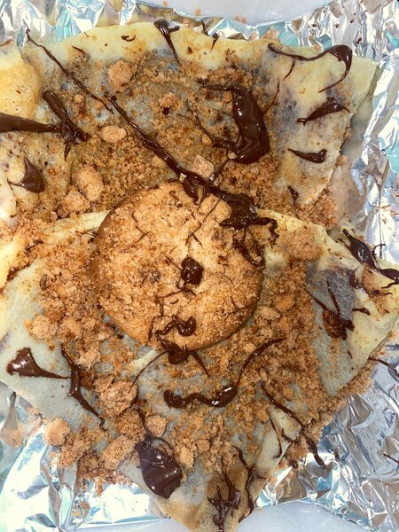 Crêpes choco-biscuit