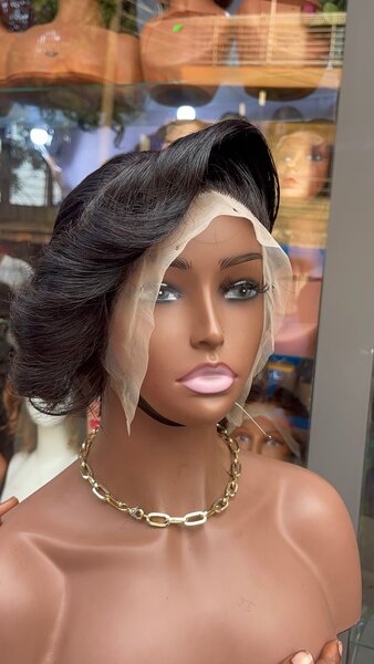 Frontal pixie cut