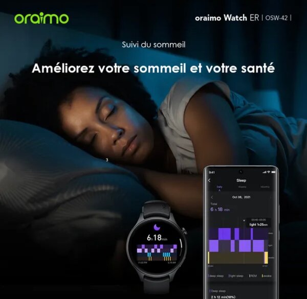 Oraimo Watch ER - Montre Intelligente