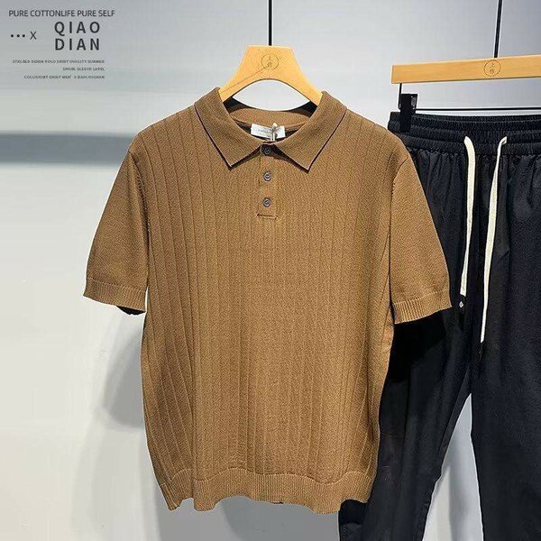 Knitted lacoste