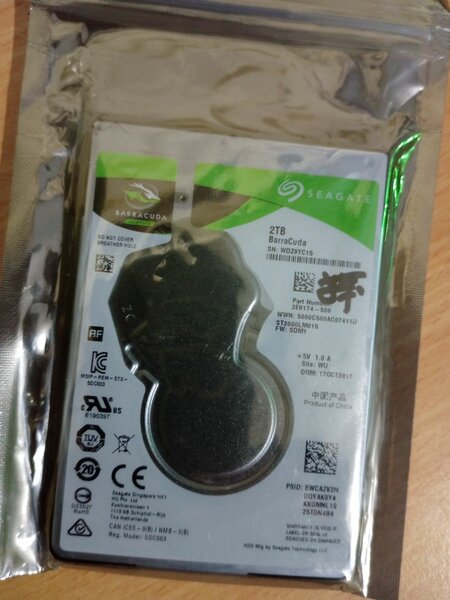 2TB HARD DRIVE