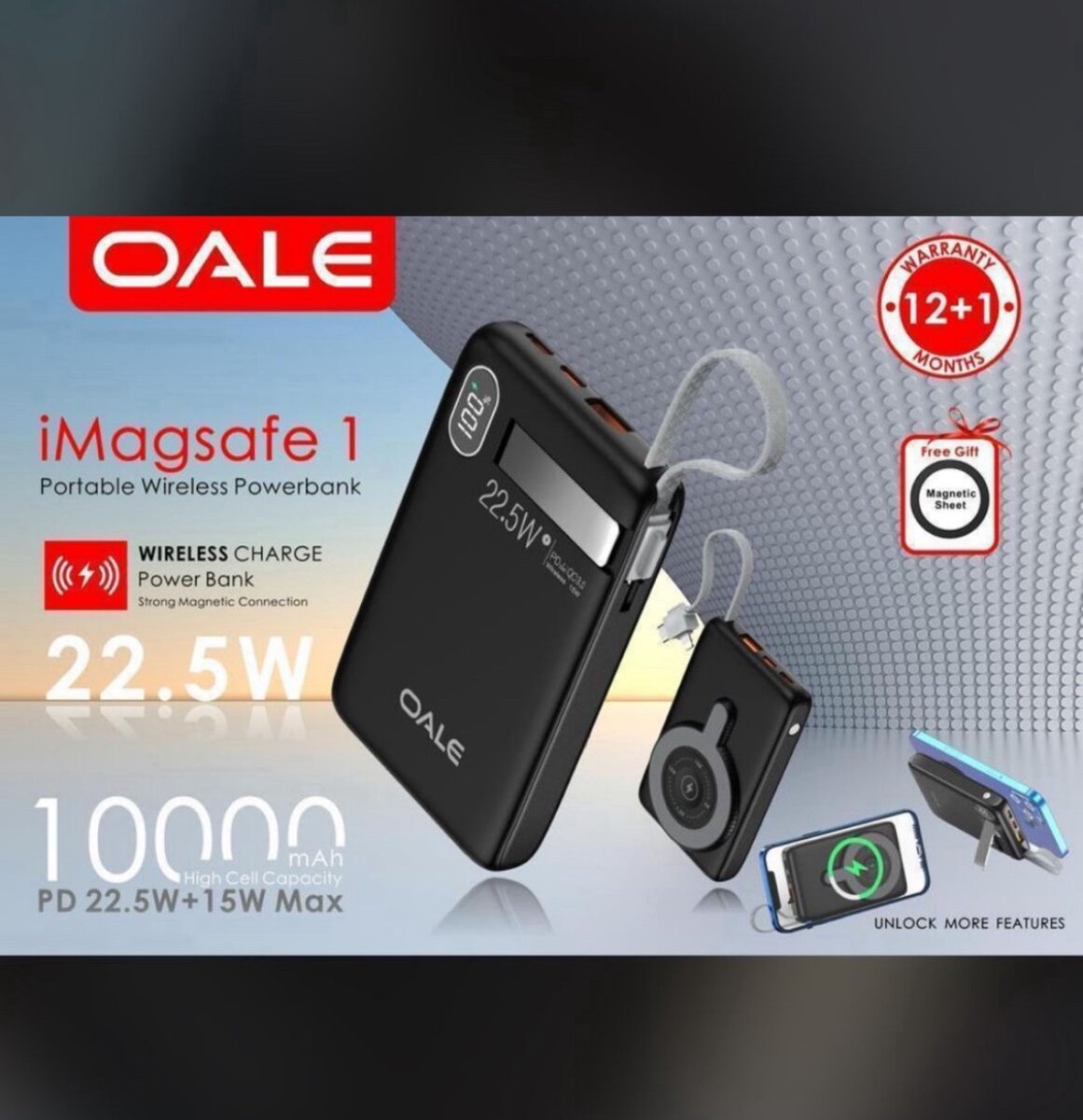 Power bank 3 en 1