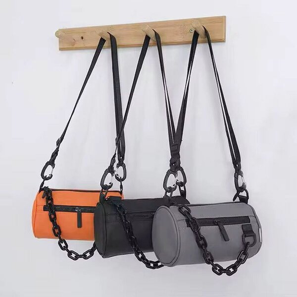 Sac bandoulière cylindrique tendance