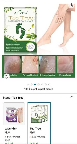 Aliver Foot Mask