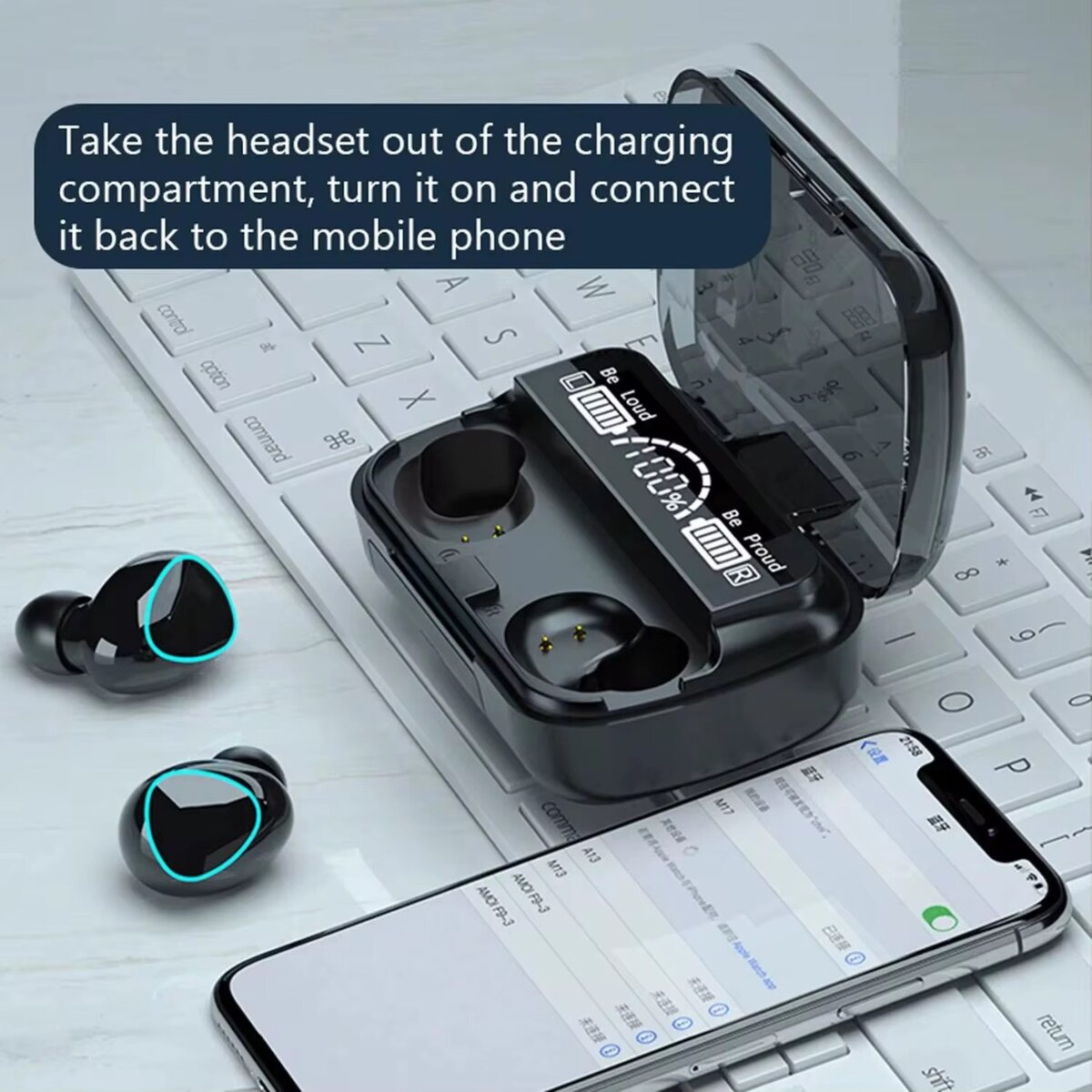 Écouteurs Bluetooth sans fil M10