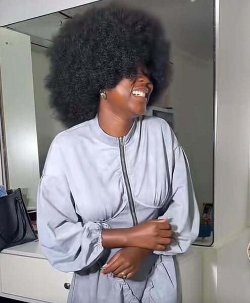 Afro wigcap