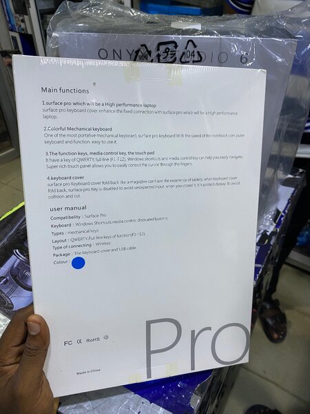 Surface keyboard