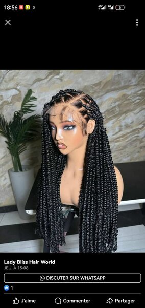 perruque tresse