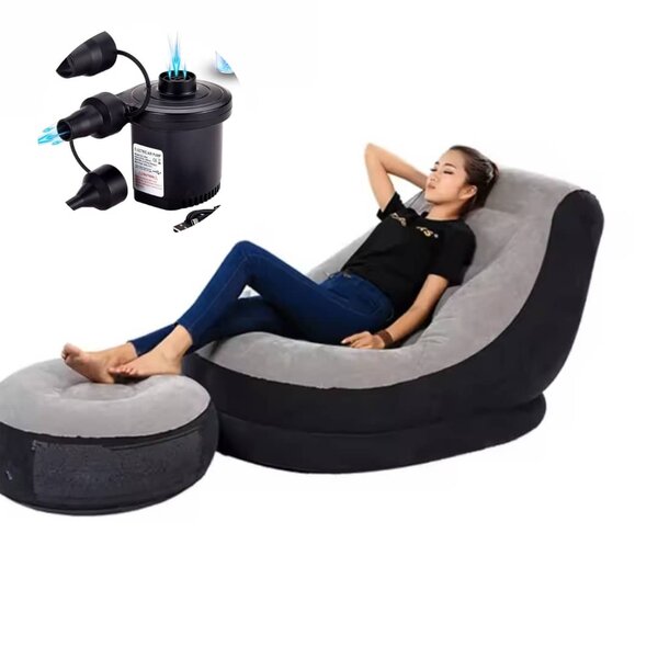 Fauteuil Gonflable avec Repose-pied
