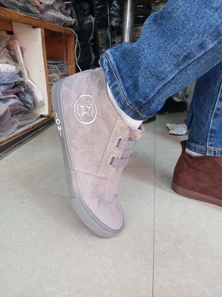 mini-boots grey