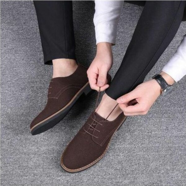 Chaussures habillées marron homme
