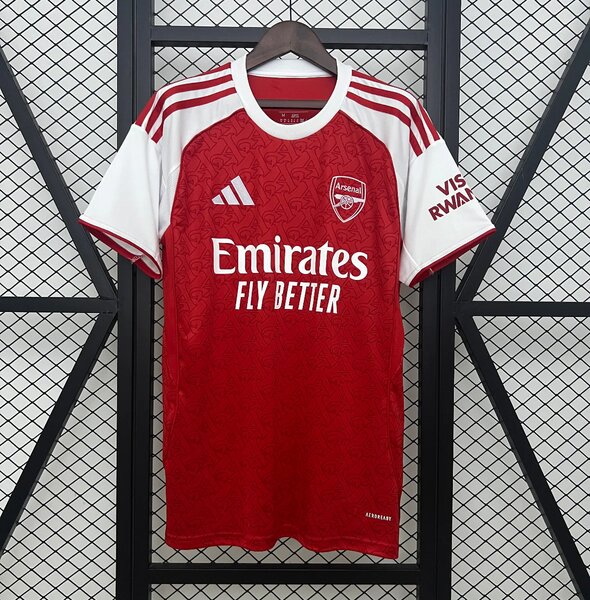Maillot de football rouge Adidas