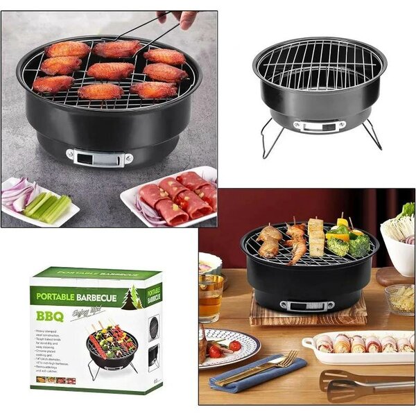 Barbecue portatif acier résistant