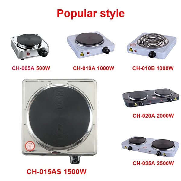 Cuisinière électrique deux places