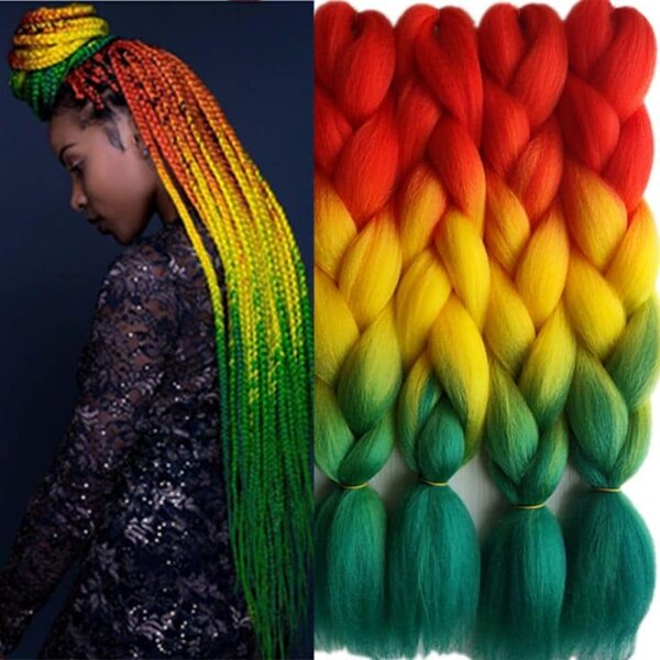 Ombré Braiding Hair