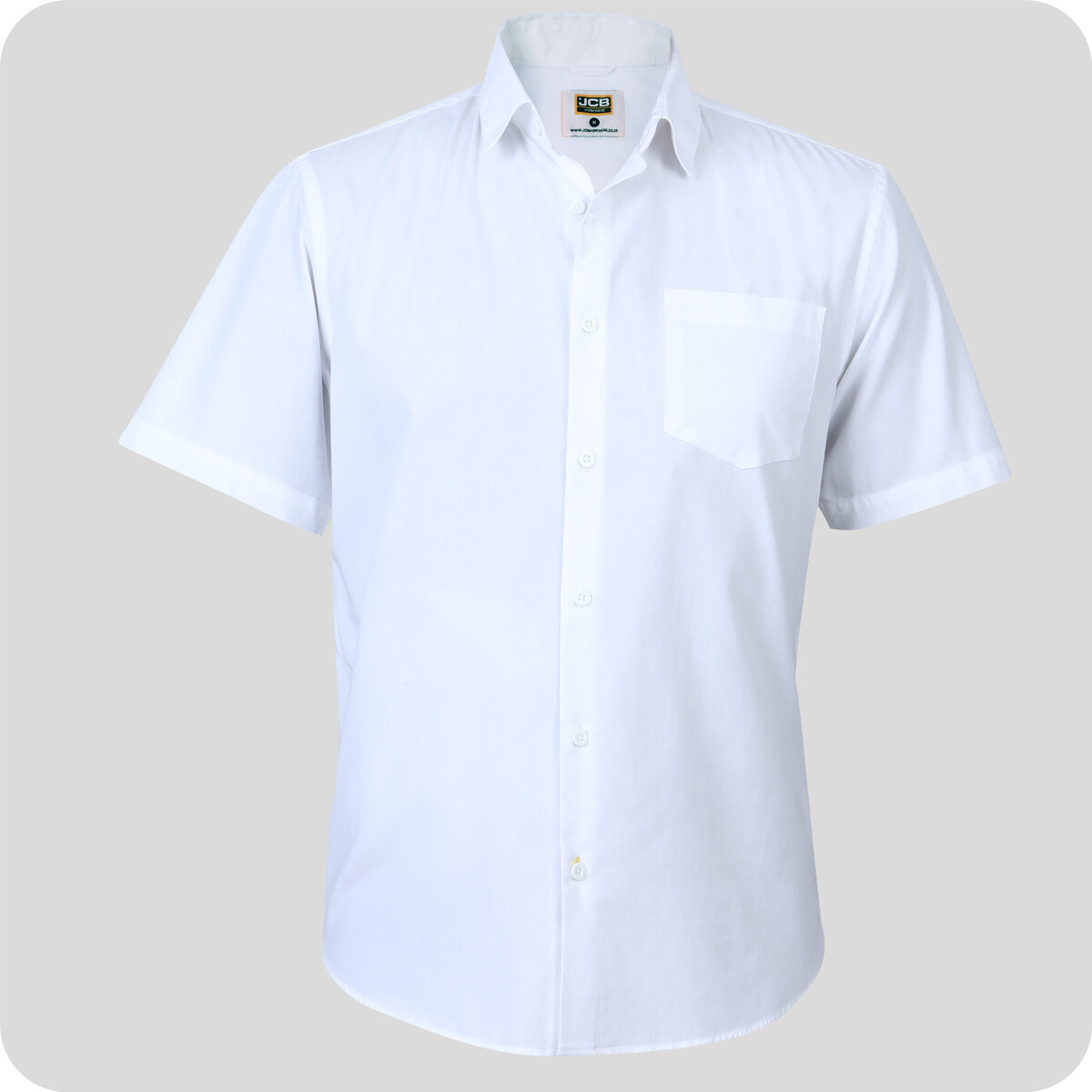 Men's White Short Sleeve Shirt