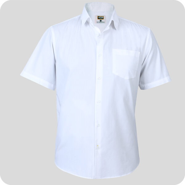 Men's White Short Sleeve Shirt