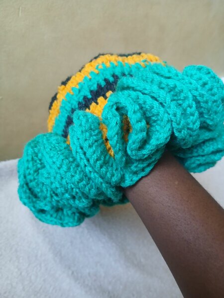 Ruffled hat