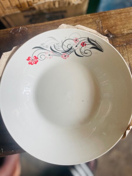 Assiette cassable