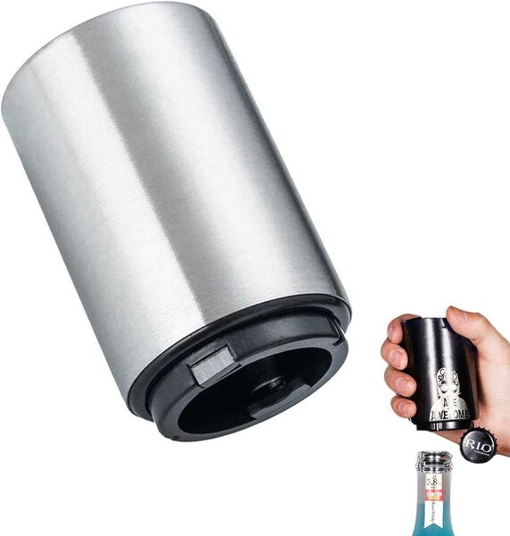 Décapsuleur magnétique à poussoir