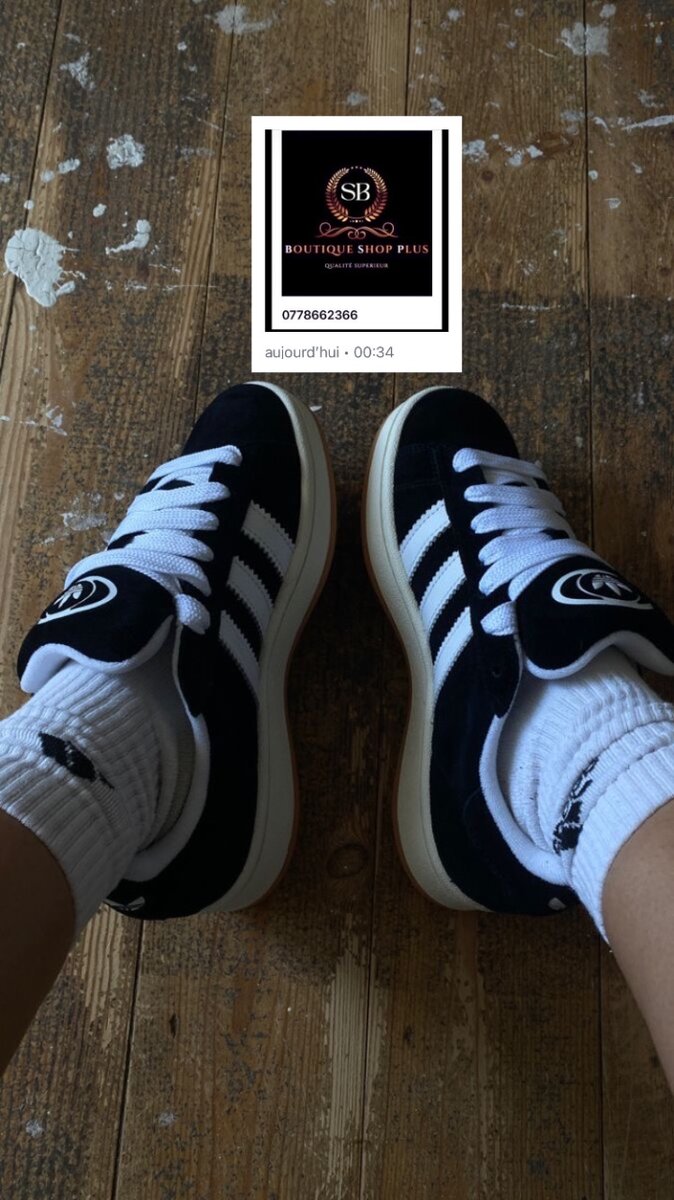 Basket adidas campus authentique avec sa boîte