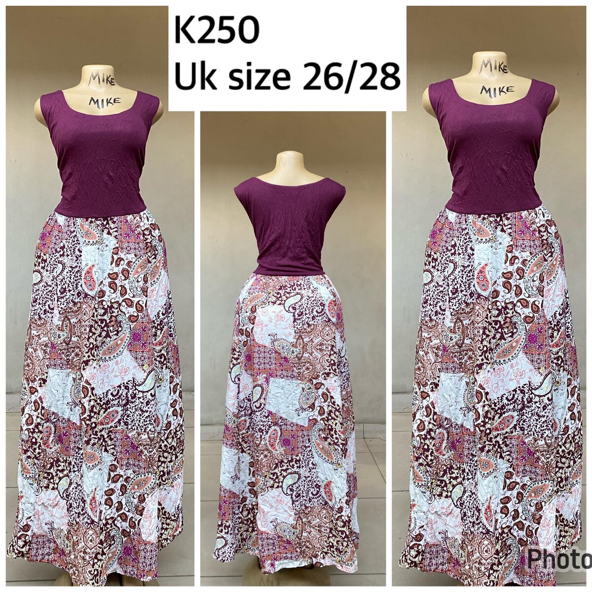 top and skirt