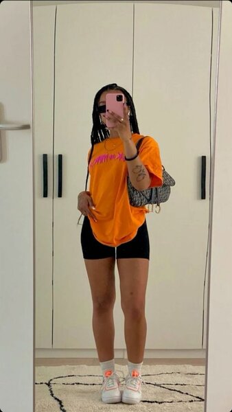 T-shirt orange tendance