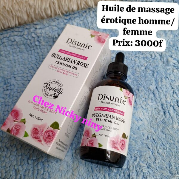 Huile de massage erotique