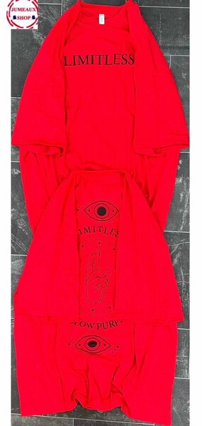 T-shirt rouge "Limitless"