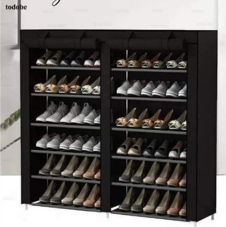 Range-chaussures pour 40 paires - Noir