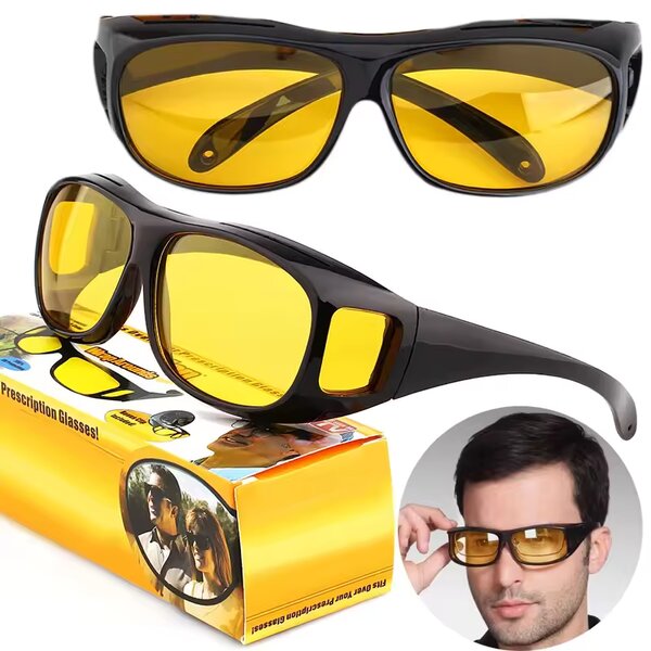 Lunettes de conduite  2 en 1