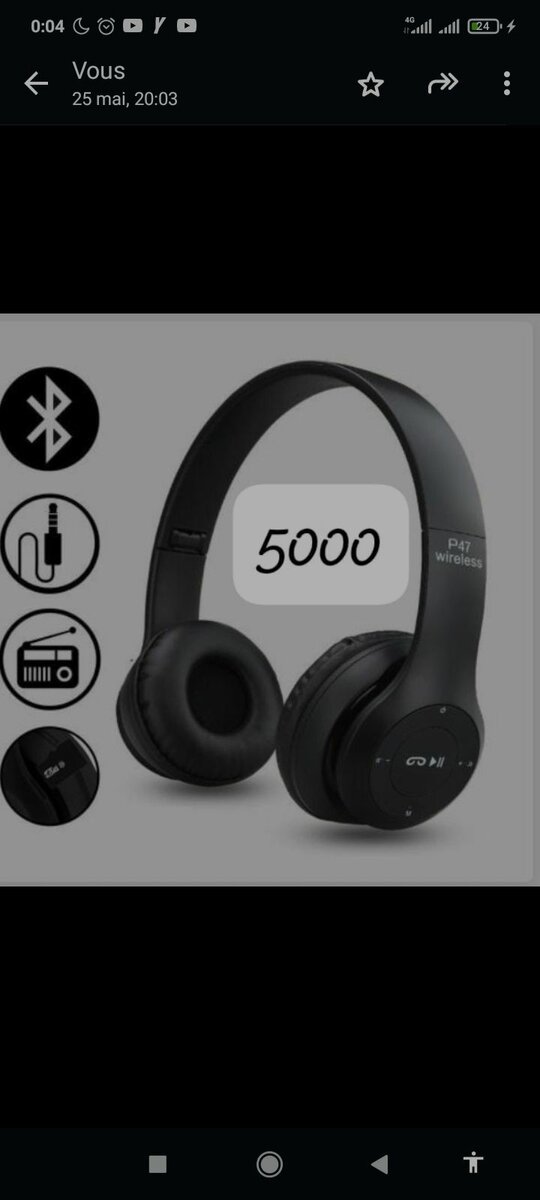 Casque sans fil