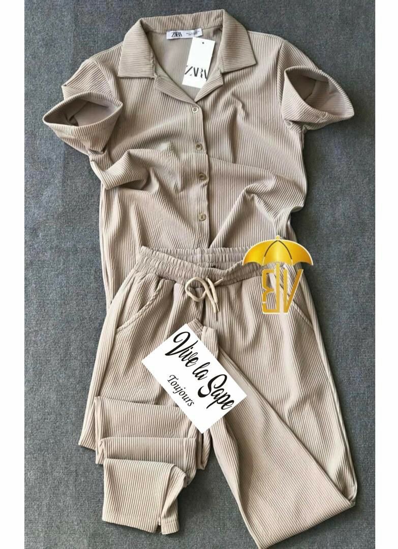 Ensemble confortable en coton