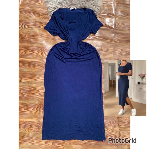 Side split bodycon dress
