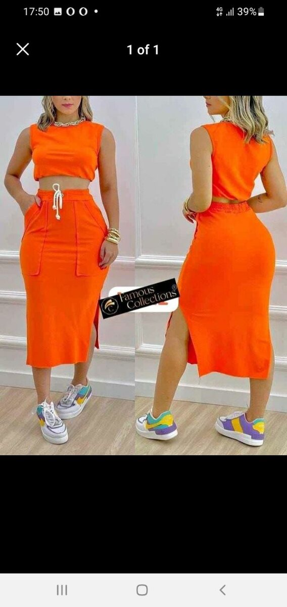 Skirts and top