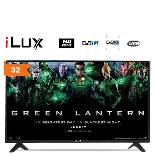 Ilux TV LED  32 Pouces  HD  Décodeur Intégré  Vga  LNB
