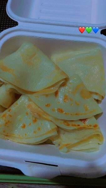Crêpes nature sucré