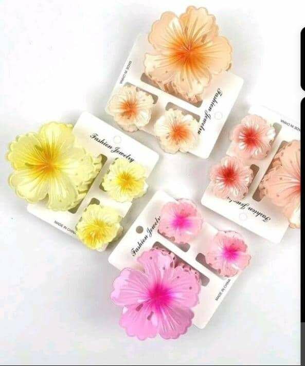 Pinces à cheveux forme  fleure