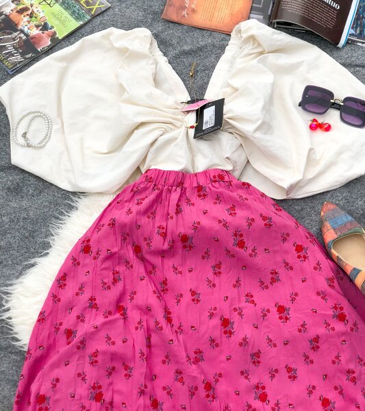 Maxi skirt and top