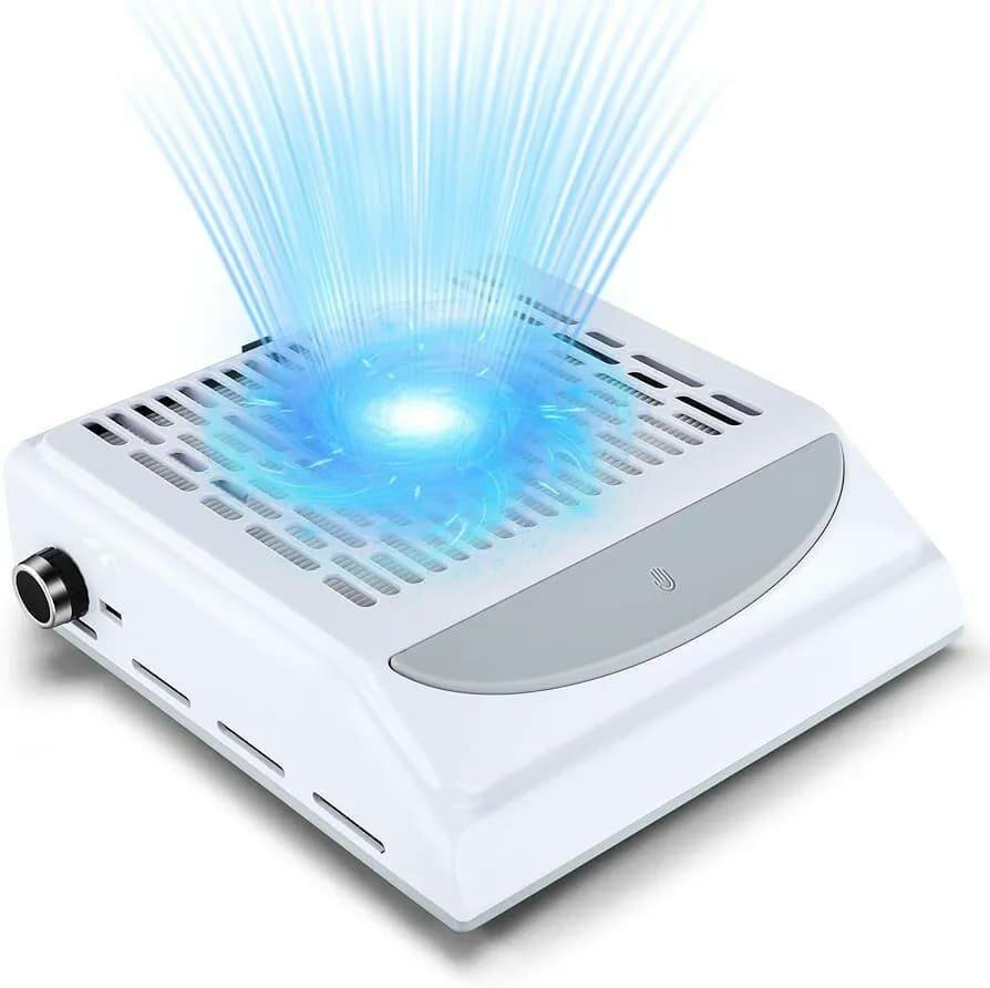 Aspirateur Ongles Professionnelle 100W,Avec Filtre,Usb Inter