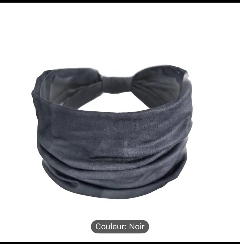 Bandeau Cheveux Coloré Élastique