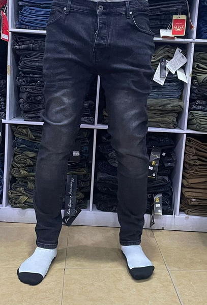 jeans black faded