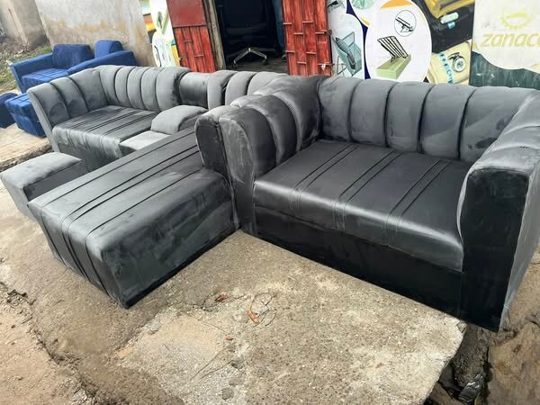 4pcs L shape sofa set